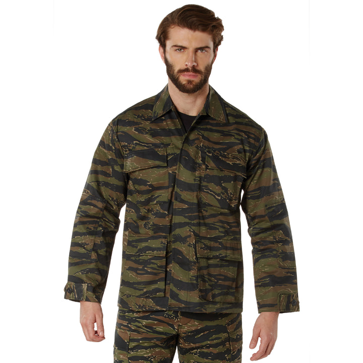 Rothco Twill Tiger Stripe Camo BDU Shirt