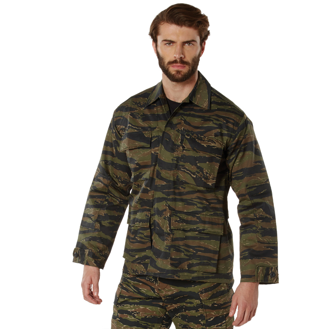 Rothco Twill Tiger Stripe Camo BDU Shirt