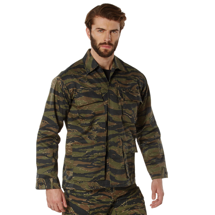 Rothco Twill Tiger Stripe Camo BDU Shirt