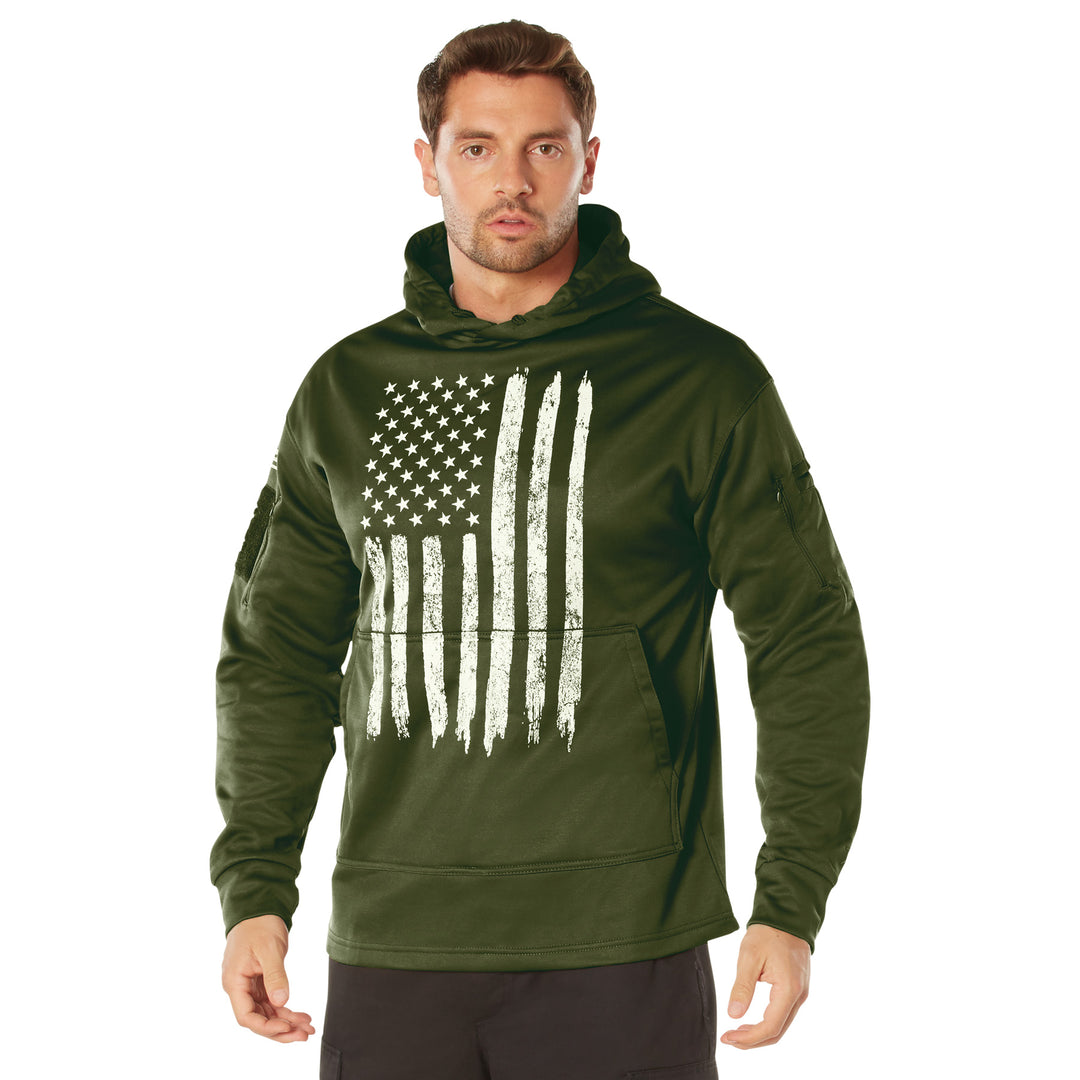 Rothco Concealed Carry U.S. Flag Hoodie