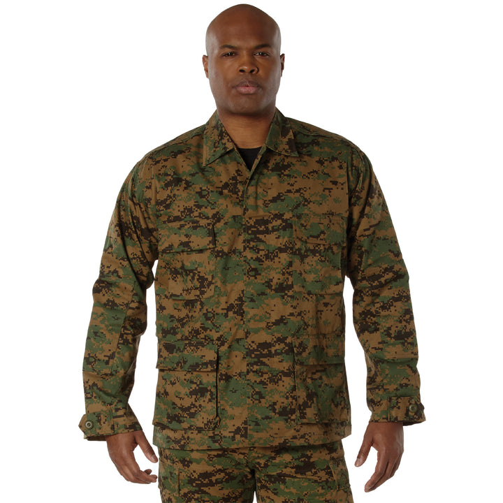 Rothco Tactical Woodland Digital Camo BDU Shirt