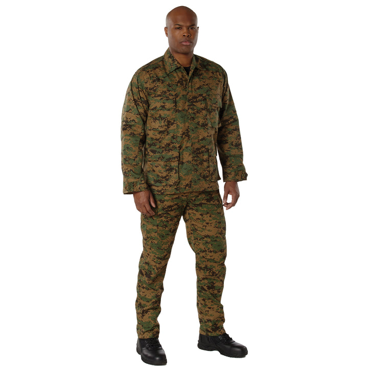 Rothco Tactical Woodland Digital Camo BDU Shirt