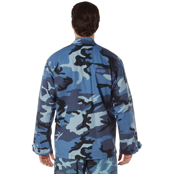Rothco Twill Sky Blue Camo BDU Shirt