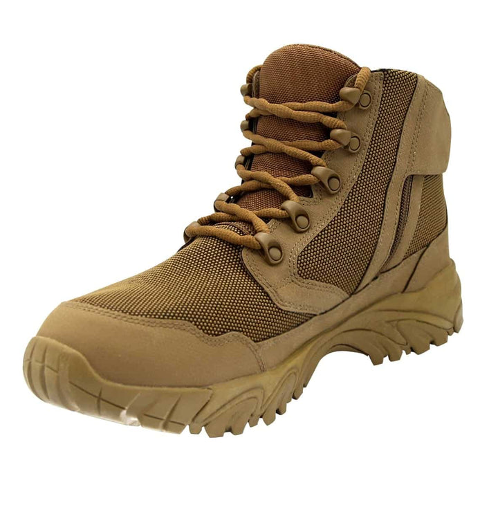 ALTAI™ 6″ Waterproof Brown Zip Up Hiking Boots (Model: MFH200-ZS)