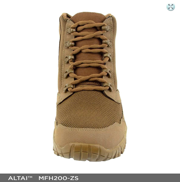 ALTAI™ 6″ Waterproof Brown Zip Up Hiking Boots (Model: MFH200-ZS)