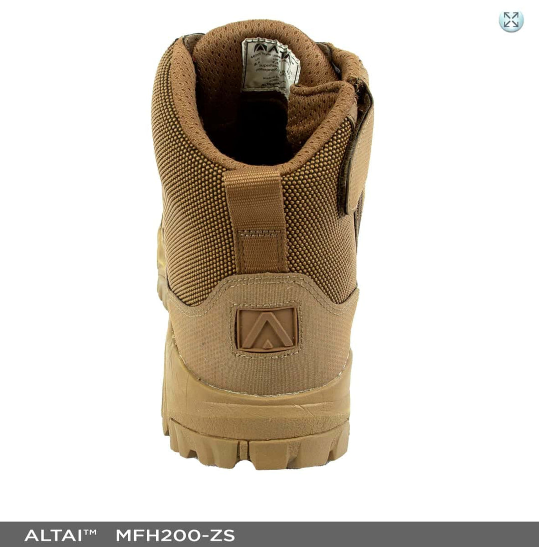 ALTAI™ 6″ Waterproof Brown Zip Up Hiking Boots (Model: MFH200-ZS)