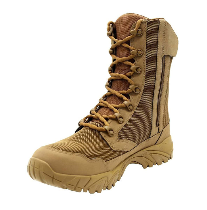 ALTAI™ 8″ Waterproof Brown Zip Up Hunting Boots (Model: MFH200-Z)