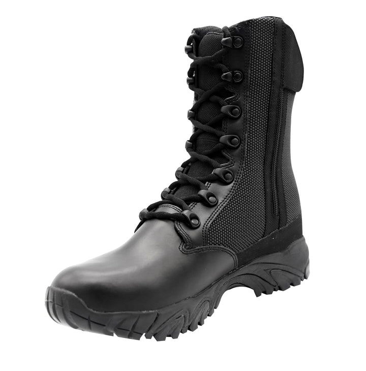 ALTAI™ 8″  Waterproof Side Zip Black Tactical Boots (Model: MFT100-Z)
