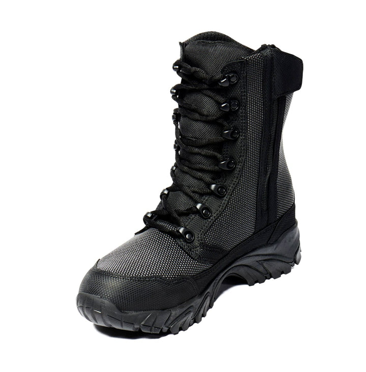 ALTAI™ 8″  Waterproof Side Zip Black Tactical Boots (Model: MFT200-Z)