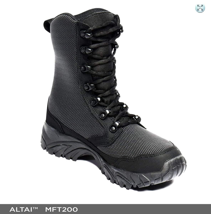 ALTAI™ 8″ Waterproof Black Tactical Boots (Model: MFT200)