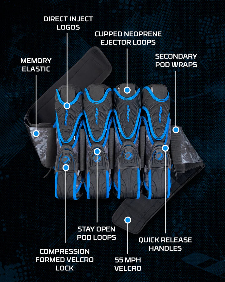 Dye ASSAULT PACK PRO HARNESS - DYECAM CYAN 4+5