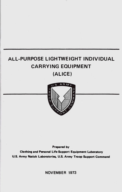 All Purpose Lightweight Individual Carrying Equipment (ALICE) – CC ...