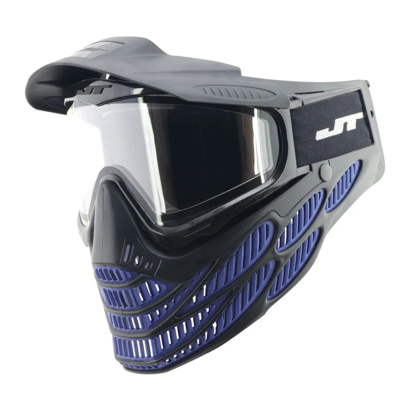 JT Flex 8 Black/Blue w/ Clear Thermal Lens