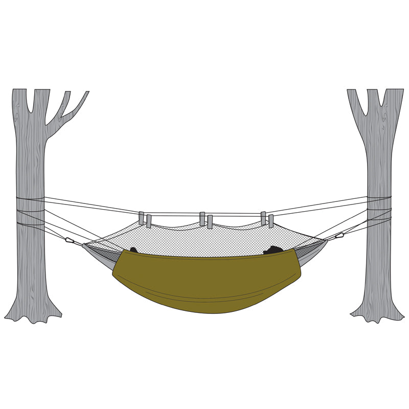 Snugpak Hammock Under Blanket - Olive Green