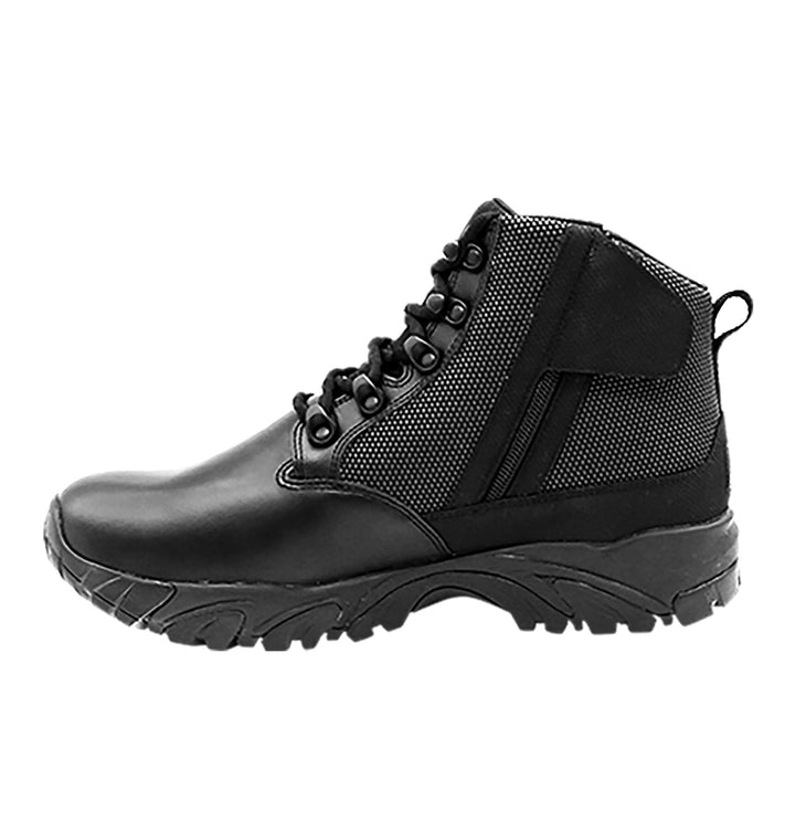 ALTAI™ 6″ Waterproof Side Zip Black Uniform Boots (Model: MFT100-ZS)