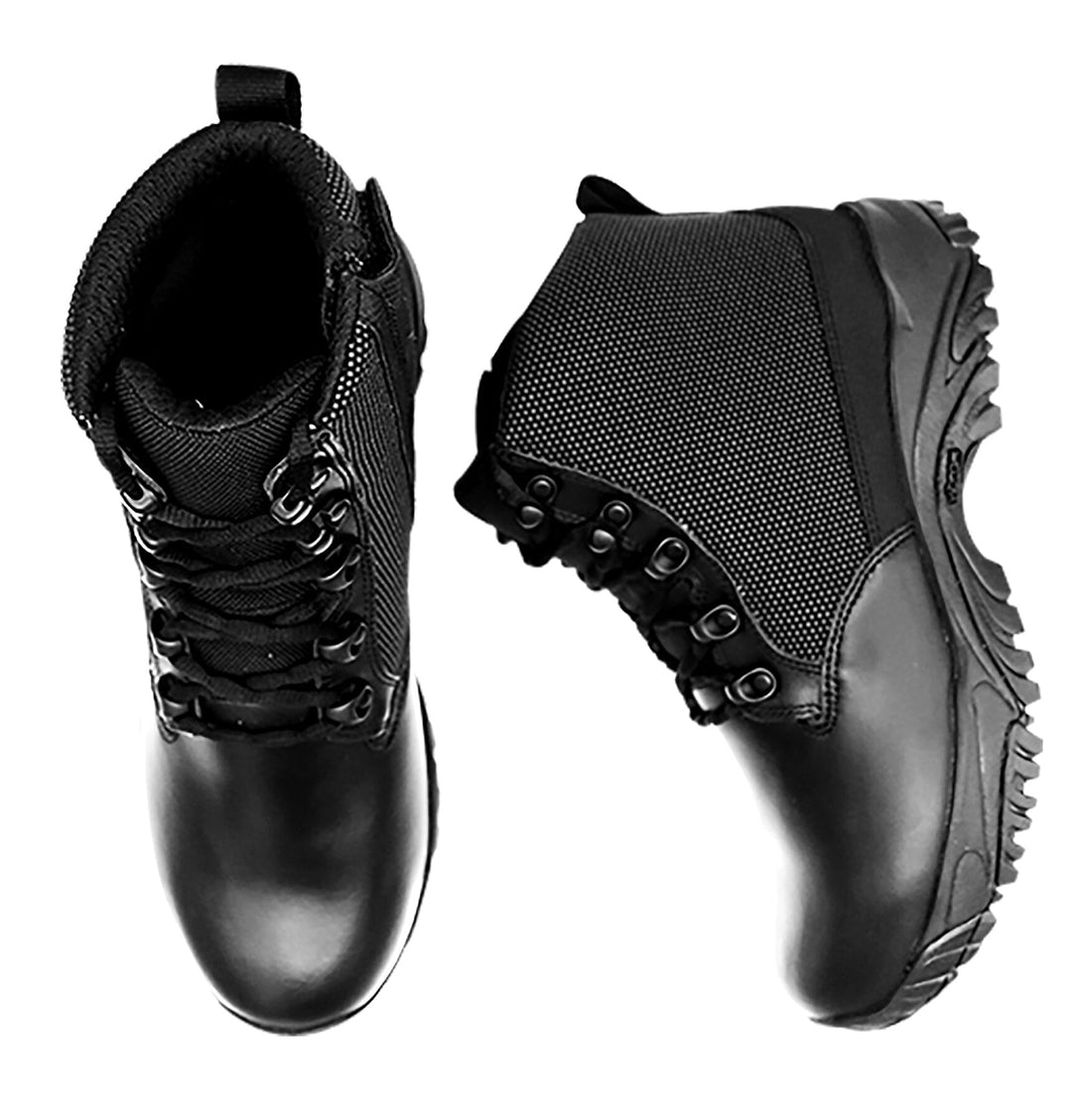ALTAI™ 6″ Waterproof Side Zip Black Uniform Boots (Model: MFT100-ZS)