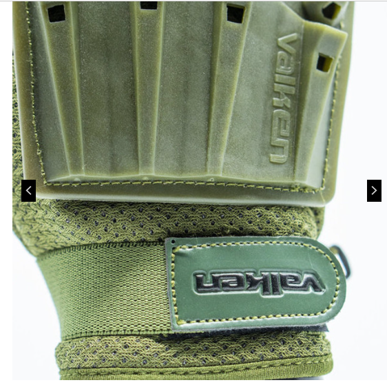 Valken Alpha Plastic Armored Half Finger Glove