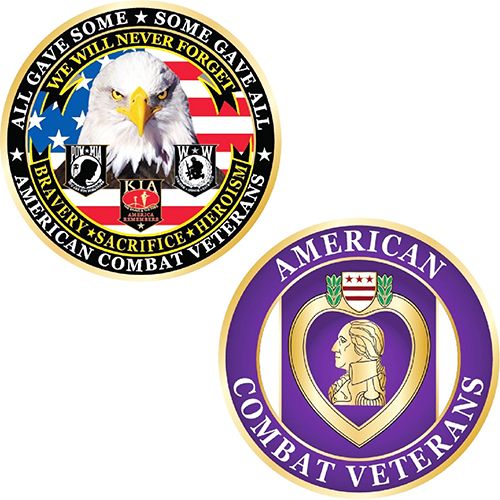 CHALLENGE COIN-AMERICA Remembers; Made In USA