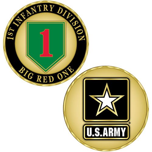 CHALLENGE COIN-ARMY,001ST INF.DIV.