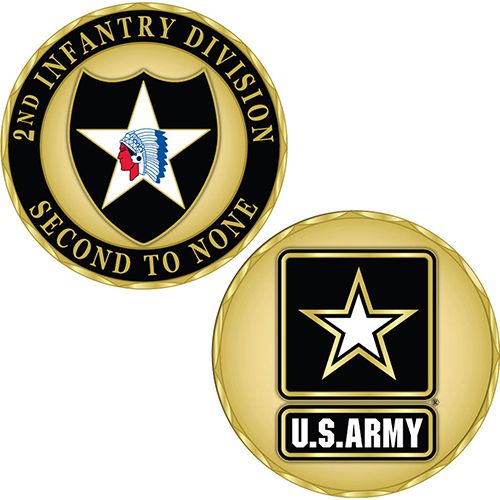 CHALLENGE COIN-ARMY,002ND INF.DIV.
