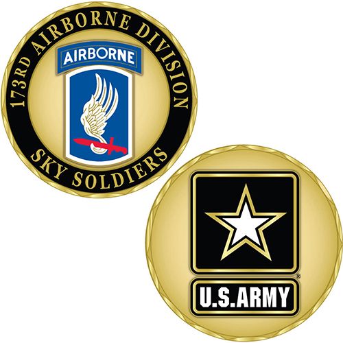 CHALLENGE COIN-ARMY,173RD ABN DIV