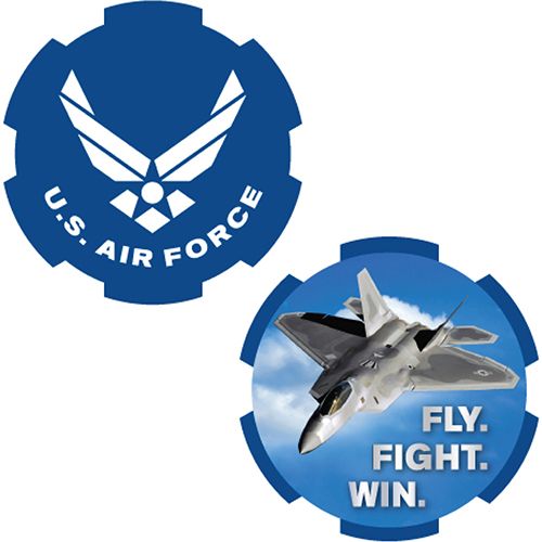 CHALLENGE COIN-USAF Fly, Fight Win; Made In USA