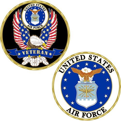 CHALLENGE COIN-USAF VET.