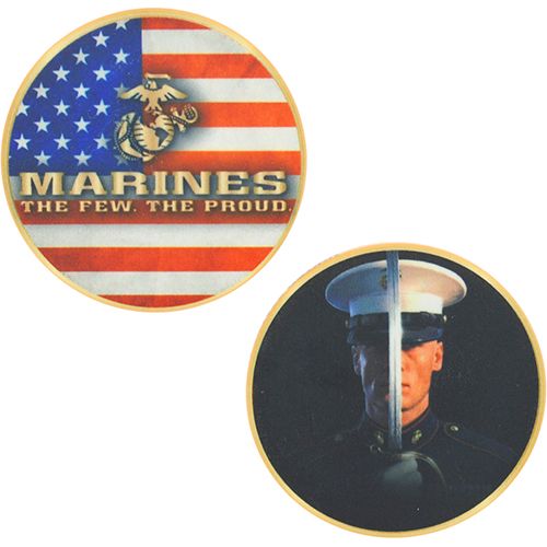 CHALLENGE COIN-USMC The Few Made In USA