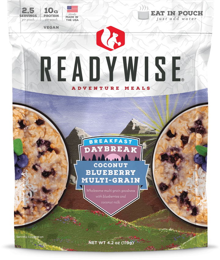 ReadyWise Daybreak Coconut Blueberry Multi-Grain