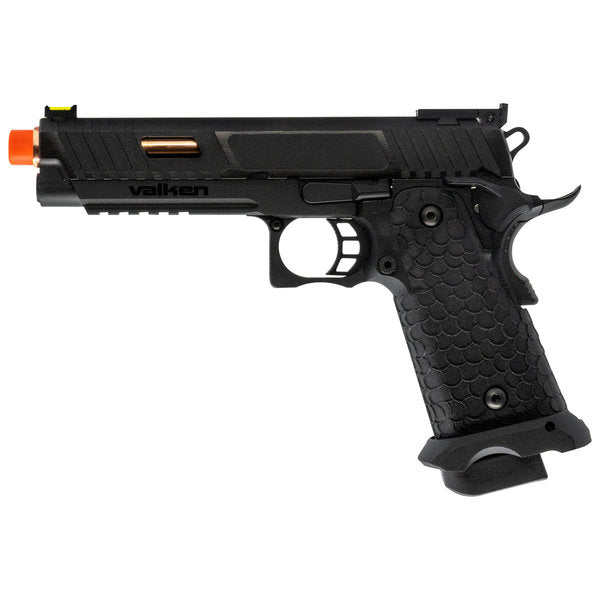 Valken BY HICAPA CO2 Blowback Airsoft Pistol - Black