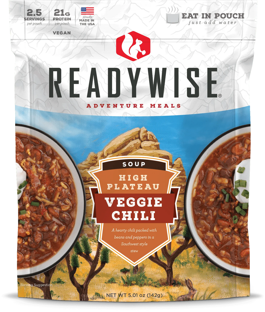 ReadyWise High Plateau Veggie Chili Soup