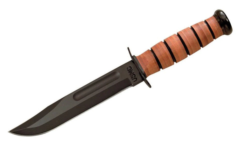 Ka-Bar® USMC, Straight Edge (1217) – CC Military Surplus, Inc.