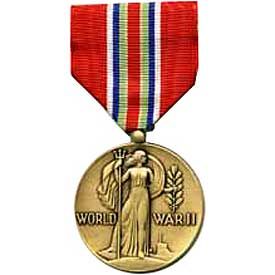 MEDAL-WWII,VICTORY & SVC. (MERCHANT MARINE)