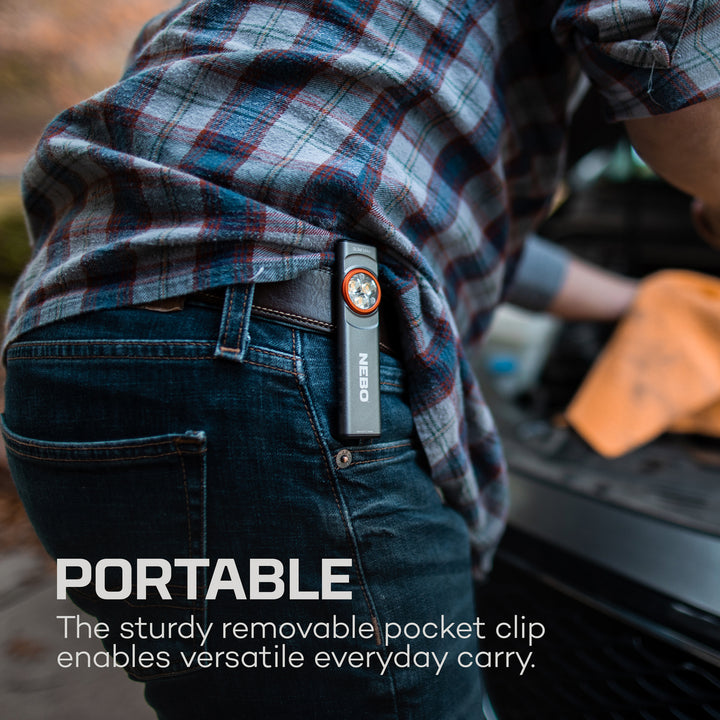 SLIM MINI Rechargeable Pocket Light ( NEB-FLT-1042 )