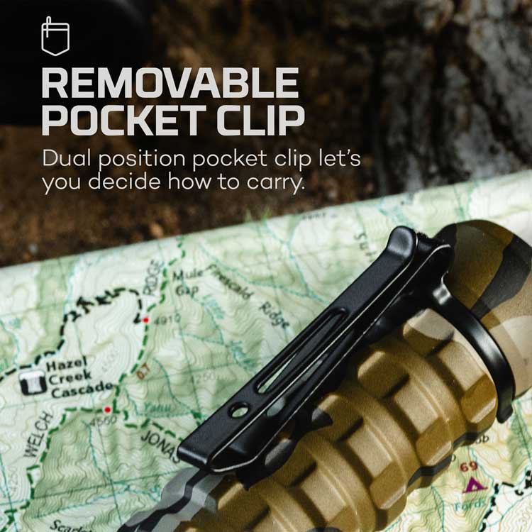 TORCHY 2K Rechargeable Pocket Flashlight - MossyOak Bottomland ( NEB-FLT-1062 )