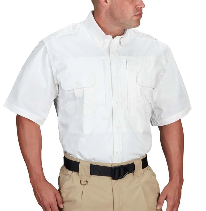 Propper® Men's Short Sleeve Tactical Shirt - Poplin White ( F53111M )