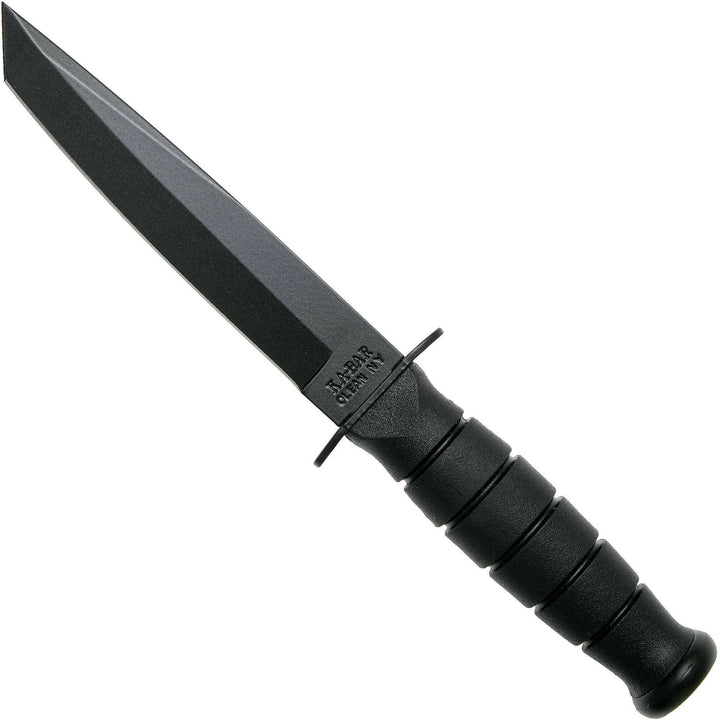 Short Tanto Ka-Bar (Straight Edge, Leather Sheath) 1254