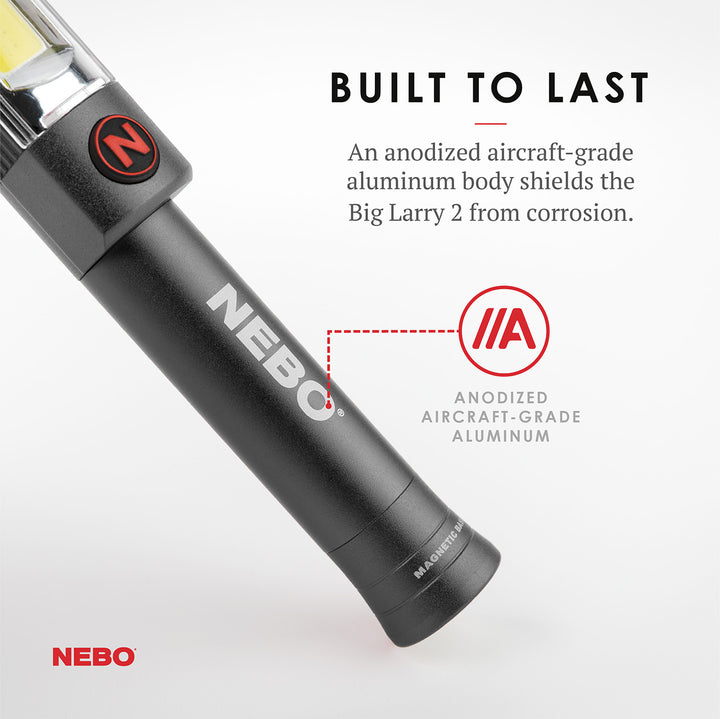 *NEBO BIG Larry 2 Power Work Light  Storm Gray (NEB-WLT-0001)