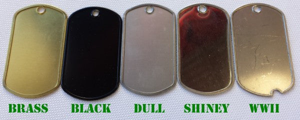 Dog Tags - Custom (Set of Two)