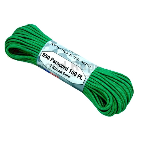 Atwood 550 Paracord - Solids 100 ft
