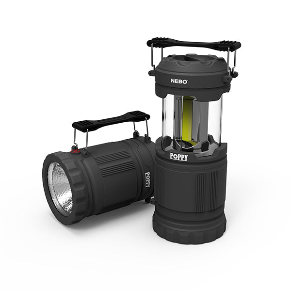 *NEBO POPPY lantern & Spot Light Gray (NEB-LTN-0001)
