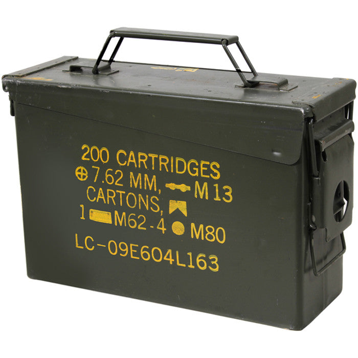 7.62 mm. Ammo Can (Used) - Surplus