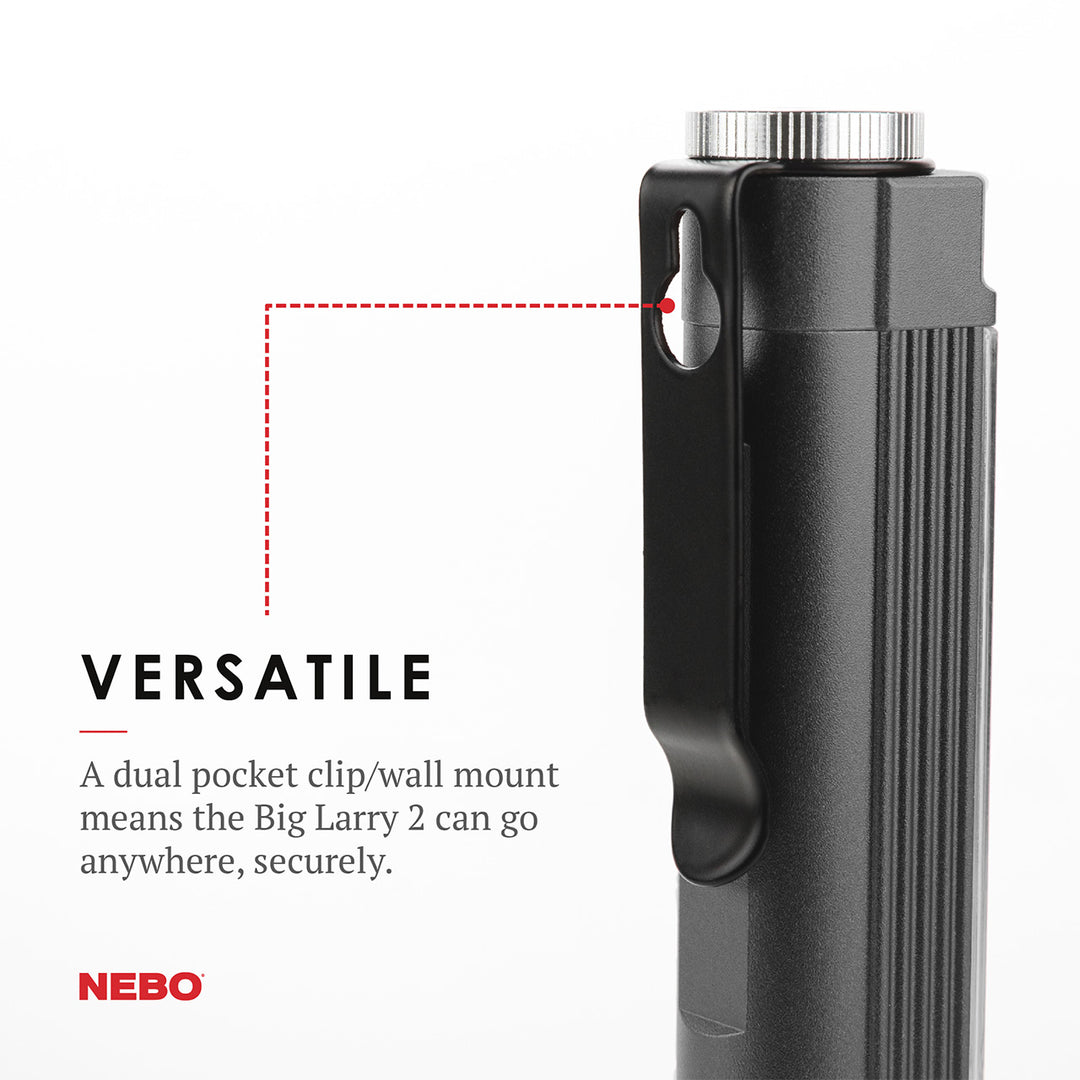 *NEBO BIG Larry 2 Power Work Light  Storm Gray (NEB-WLT-0001)