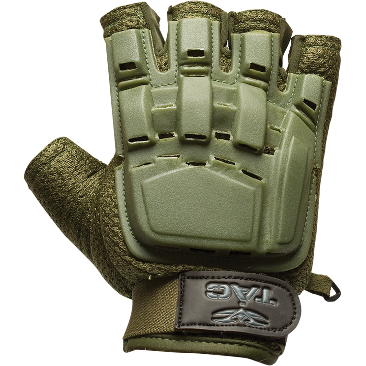 Valken V-TAC Plastic Armored Half Finger Glove
