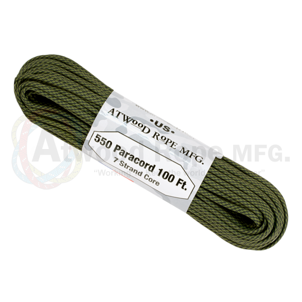 7 Strand 550 lbs Paracord  Paracord Is a must have for all outdoor and survival enthusiasts. This rope has almost endless uses and qualities. Great For survival bracelets,  camping, Backpacking, military, survival kits / bug out bags, ETC.   • 7 Strand Core  • lightweight & Strong  • UV resistant  • Rot & Mildew Resistant  • Color Will not run or bleed  • Made in the USA