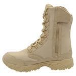 ALTAI™ 8″ Tan Zip Up Combat Boots (Model: MFM100-Z)