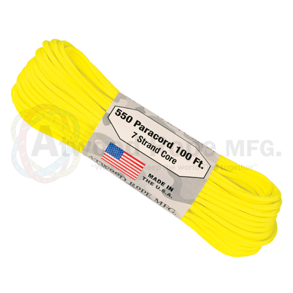 Atwood 550 Paracord - Solids 100 ft