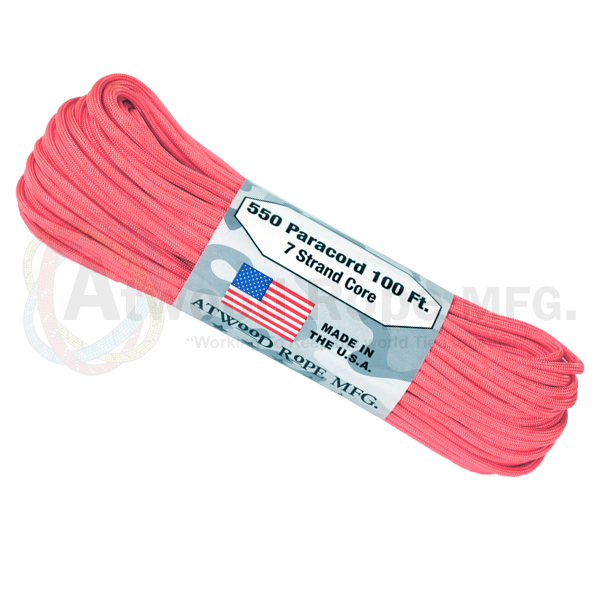 Atwood 550 Paracord - Solids 100 ft