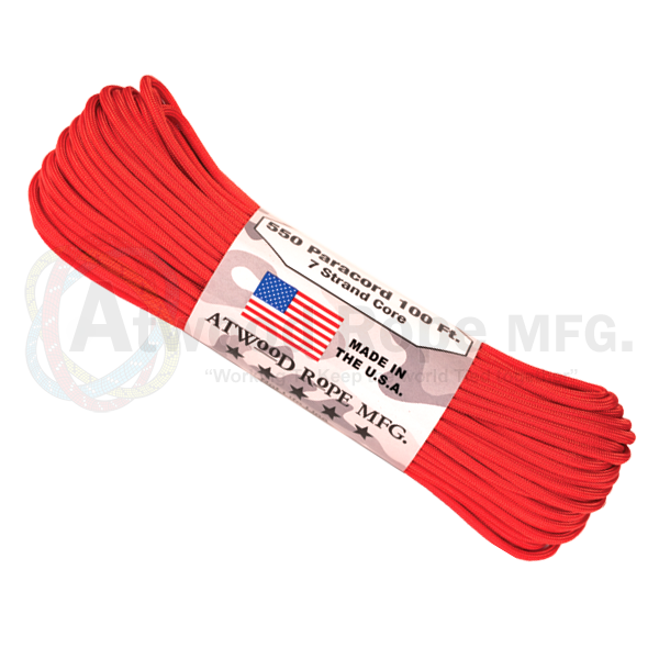 Atwood 550 Paracord - Solids 100 ft