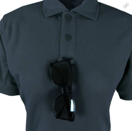 The Condor Performance Polo is our re-vamped on duty essential. The fabric is now knitted polyester that is treated to help wick more moisture and constructed to allow for better ventilation. The PTP holds true to its signature features such as the dual pen pockets, and microphone and sunglass clips 